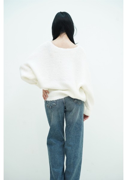 Kolları Katlamalı Triko Kazak modelleri