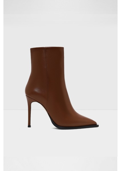 Fineas-Tr Bot Yüksek Topuklu Botlar Şık Bot - Kahverengi