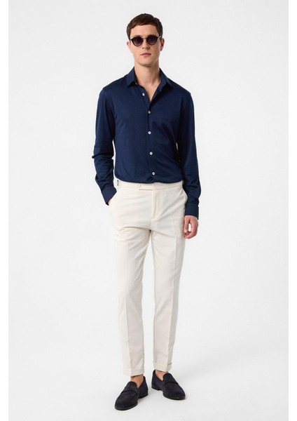 Lacivert Slim Fit Erkek Gömlek fiyatları