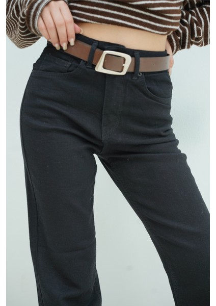 Kemerli Siyah Pantolon indirimleri