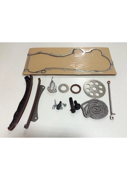 EKSANTRİK ZİNCİR SETİ ASTRA H-CORSA C-D-COMBO-C-D-ASTRA J-MERIVA-ALBEA-DOBLO-EGEA-PUNTO-500- 1.3 JTD -1.3 CDTI E4-E5-E6 GERGİ KİTİ CONTALI 95518770 71776647 55171579 55177460