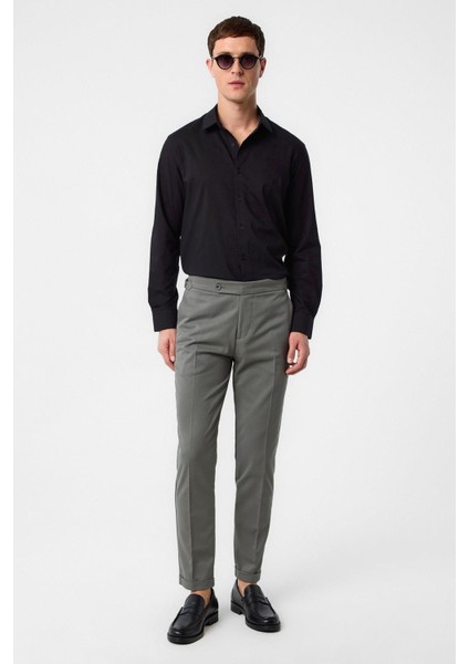 Siyah Slim Fit Erkek Gömlek fiyatları