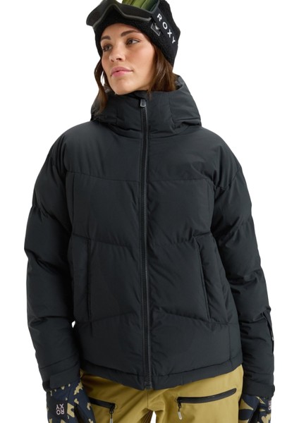 Alofted Puffy Kadın Siyah Snowboard Ceketi