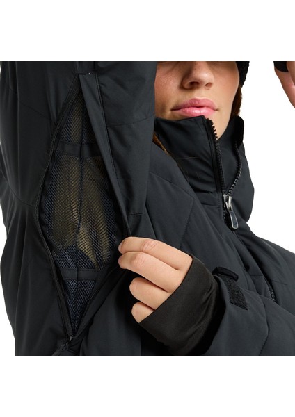 Alofted Puffy Kadın Siyah Snowboard Ceketi indirimleri