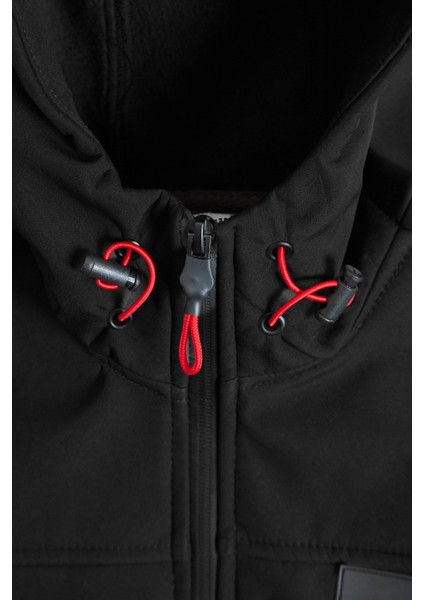 Kapüşonlu Içi Polarlı Erkek Çocuk Mont modelleri