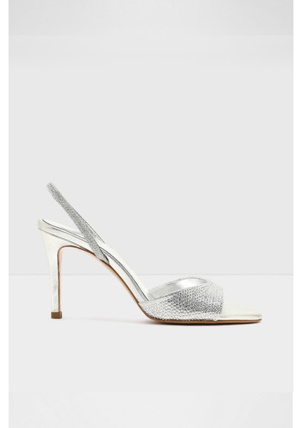 Aitana-Tr Sandalet Orta Boy Topuklu Sandalet - Metalik