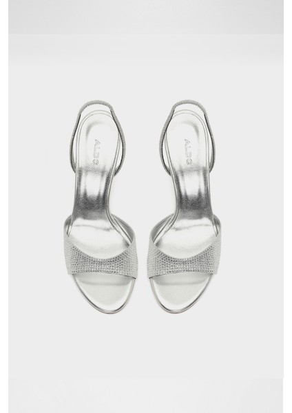 Aitana-Tr Sandalet Orta Boy Topuklu Sandalet - Metalik