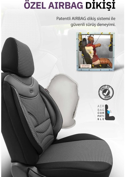 Style Design Oto Koltuk Kılıfı Tam Set – Airbag Uyumlu, Ortopedik 7 Katmanlı, Nefes Alabilen Kumaş modelleri