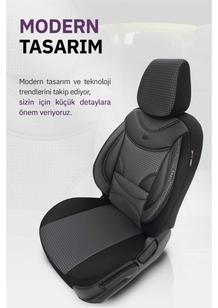 Style Design Oto Koltuk Kılıfı Tam Set – Airbag Uyumlu, Ortopedik 7 Katmanlı, Nefes Alabilen Kumaş fırsatları