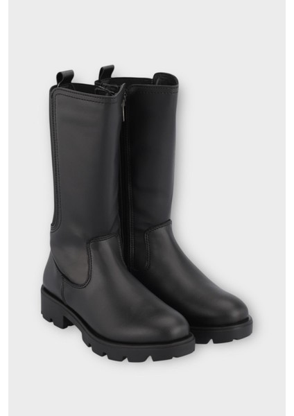 Soğuk ve Su Geçirmez Kışlık Uzun Kız Çocuk Bot Siyah fiyatları