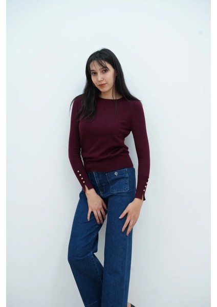 Kol Manşet Yırtmaçlı Kazak