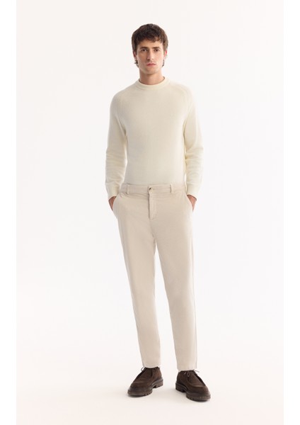 Erkek Taş Klasik Bel Soft Touch Kadife Fitilli Chino Relaxed Fit Pantolon A52Y3017