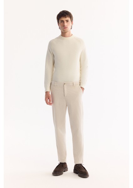 Erkek Taş Klasik Bel Soft Touch Kadife Fitilli Chino Relaxed Fit Pantolon A52Y3017