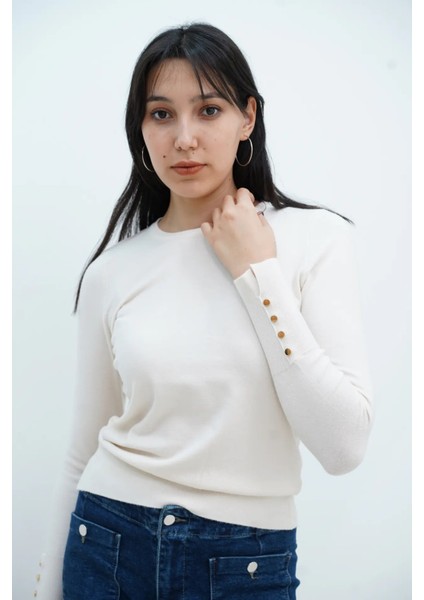 Kol Manşet Yırtmaçlı Kazak