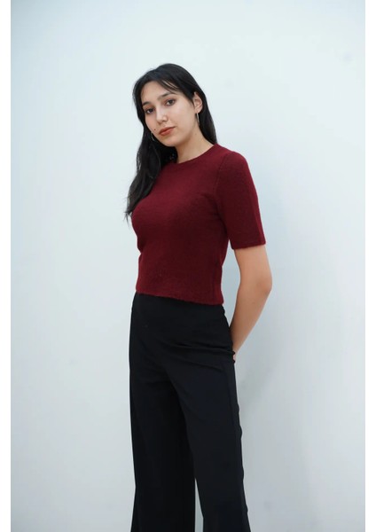 Kısa Kollu Bisiklet Yaka Kazak indirimleri