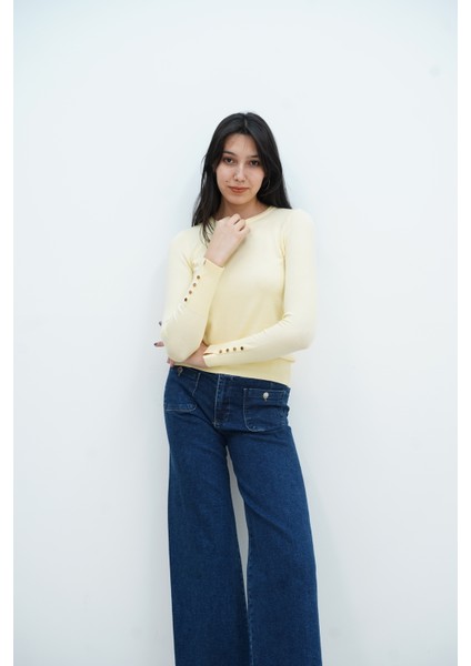 Kol Manşet Yırtmaçlı Kazak