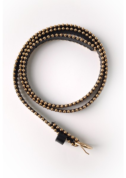 Kenarı Troklu Kemer Siyah fiyatları