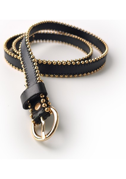 Kenarı Troklu Kemer Siyah modelleri