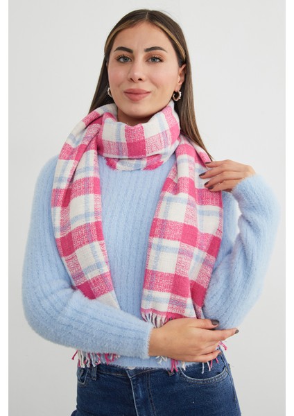 Ekose Desenli Yumuşak Dokulu Şal modelleri