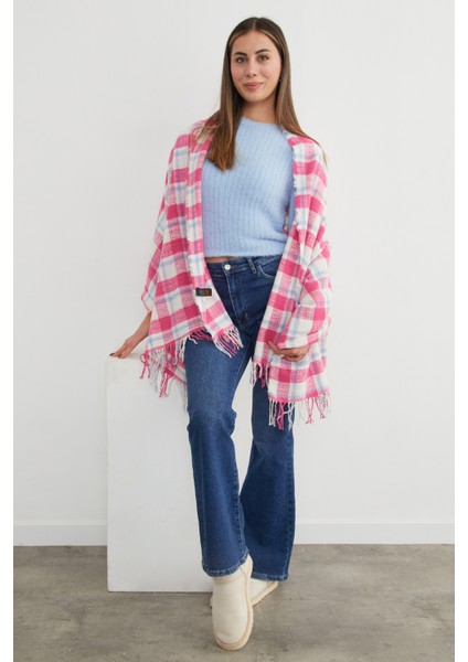 Ekose Desenli Yumuşak Dokulu Şal fırsatları