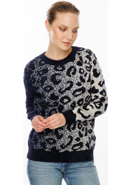 Leopar Desenli Kazak-LACI fırsatları