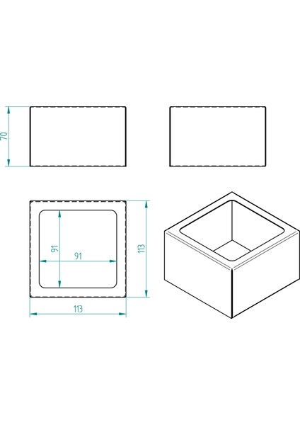 Tek Katlı Tek Bölmeli Şurup Model 2 - Sos Standı (Cafe, Bar ve Restaurant)
