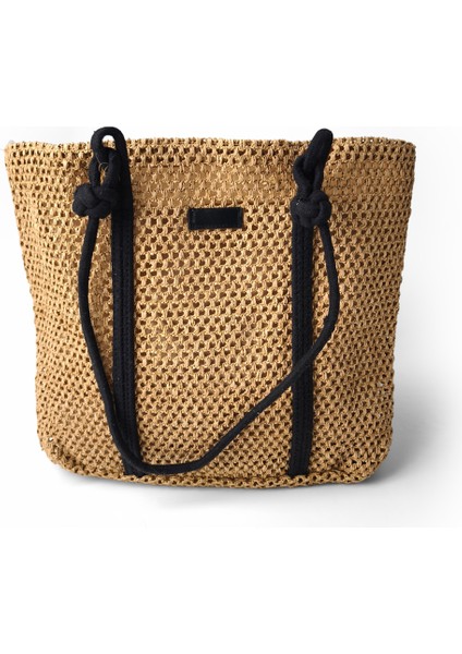 Içi Astarlı File Omuz Çantası