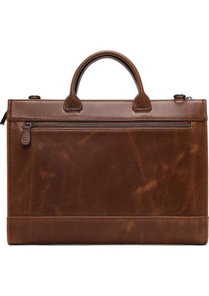 Erkek Kahverengi Uzun Askılı Deri Evrak Çantası 25WBD3531CR modelleri