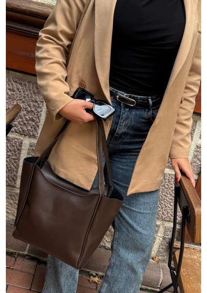 Lagraccio Paris Kadın Carrie Salaş Omuz Çantası Kahve modelleri