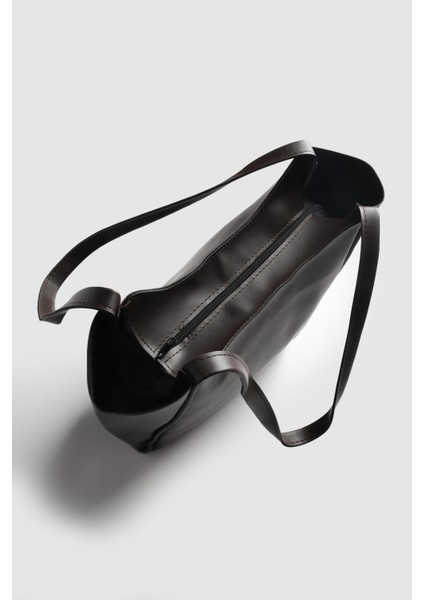 Lagraccio Paris Kadın Carrie Salaş Omuz Çantası Kahve