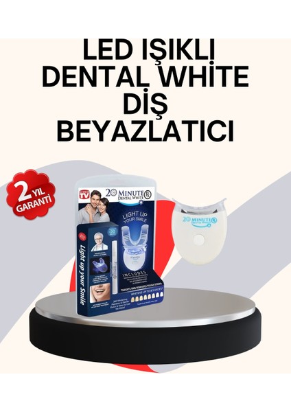 Beyazlatma Kalemli LED Diş Parlatma Seti
