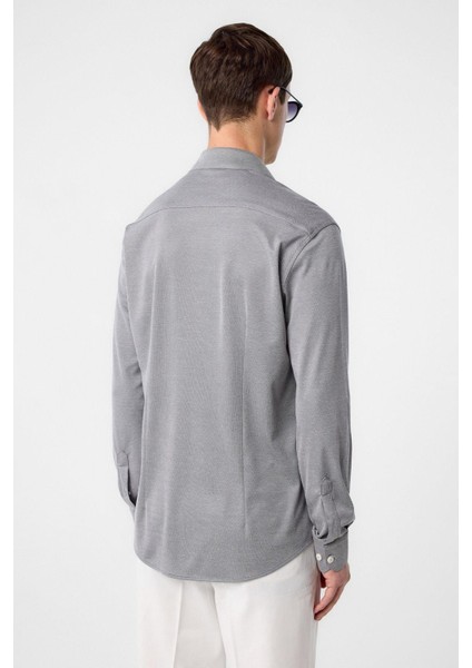 Gri Slim Fit Erkek Gömlek indirimleri