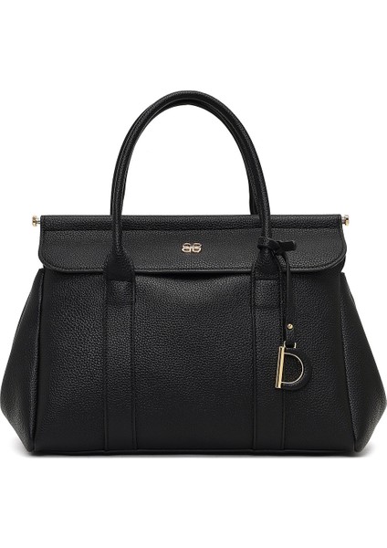 Kadın Siyah Uzun Askılı Klasik Kol Çantası 25ABD2444FT fırsatları