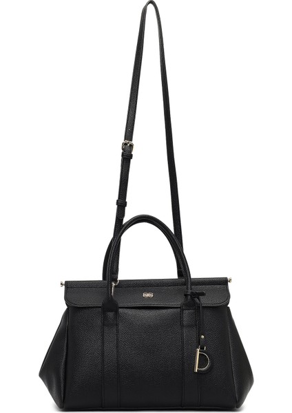 Kadın Siyah Uzun Askılı Klasik Kol Çantası 25ABD2444FT