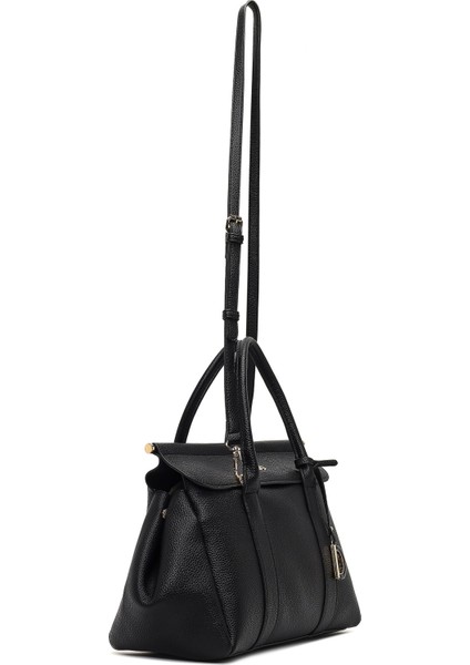 Kadın Siyah Uzun Askılı Klasik Kol Çantası 25ABD2444FT