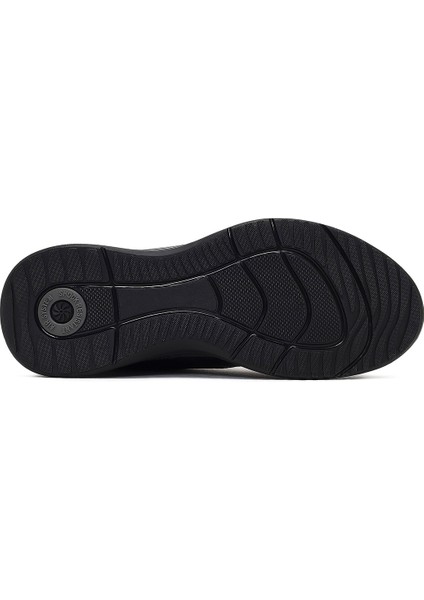 Erkek Siyah Bağcıklı Kalın Tabanlı Deri Casual Sneaker 25WFD674114 fırsatları