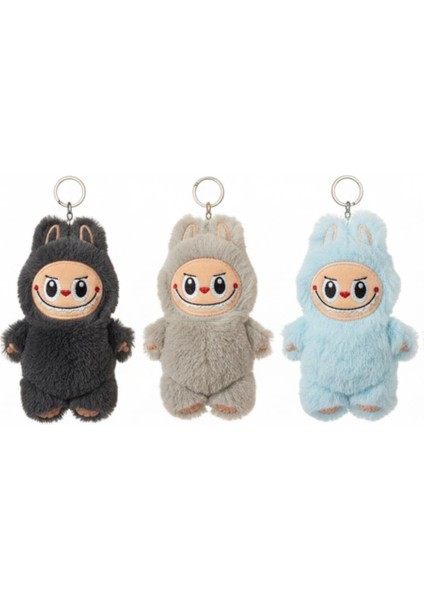 Labubu Karakter Peluş Anahtarlık 3’lü Set | Sevimli Mini Oyuncak Figür