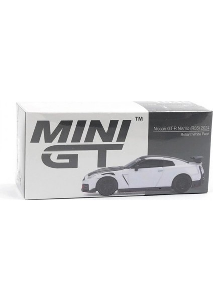 Bfs Mini Gt 1/64 Nissan Gt-R Nismo 2024 Brilliant White Pearl fiyatları