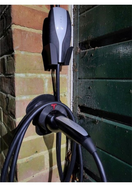 Tesla Logolu Type 2 Şarj Duvar Askı Stand Premium fiyatları