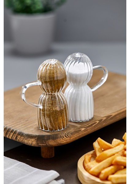 Saplı Cam Tuzluk ve Biberlik Takımı – 2’li Şeffaf Baharatlık Seti, Estetik Dalgalı Tasarım, Modern ve Dayanıklı Cam Mutfak Ürünü fırsatları