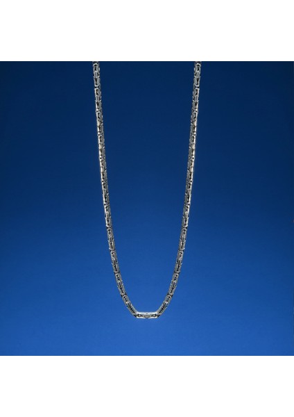 200 Mikron Oksitli Yuvarlak Kral Gümüş Zincir fırsatları