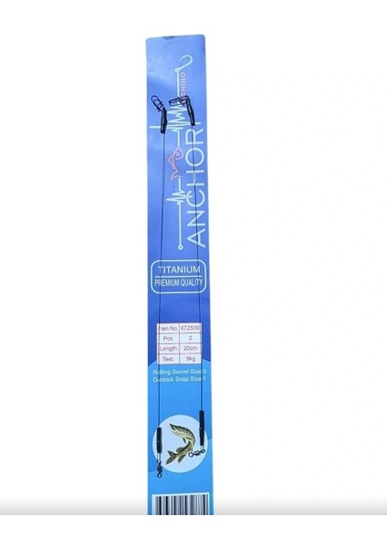 Fırdöndülü Titanium Tel 20 cm 2 Li Paket