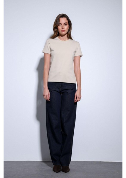 Bej Basic Kadın T-Shirt fiyatları