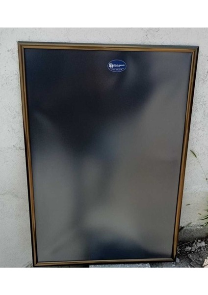 B2 50X70 cm Bronz Gönye Köşe Alüminyum Aç Kapa Çerçeve -Bronz