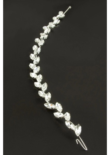 Zikzak Taşlı Eğilebilir Saç Aksesuarı