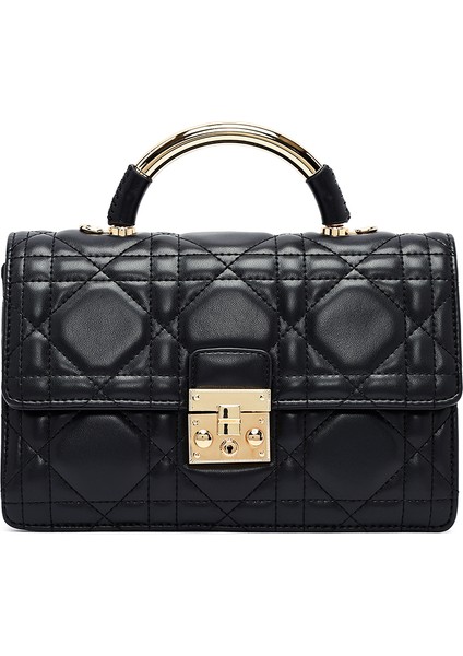 Kadın Siyah Uzun Askılı Mini Kapitone Çapraz Çanta 25ABD2433KP modelleri