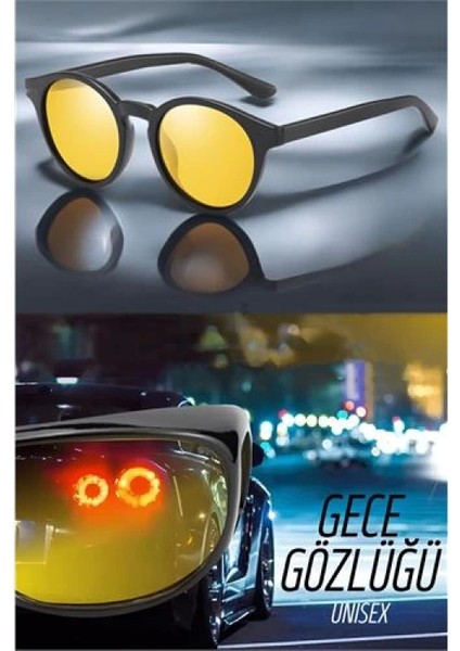 Modacar Parlama Önleyici Gece Sürüş Görüş Gözlüğü Sis Far Işık Önleyici Anti-Fog Gözlük