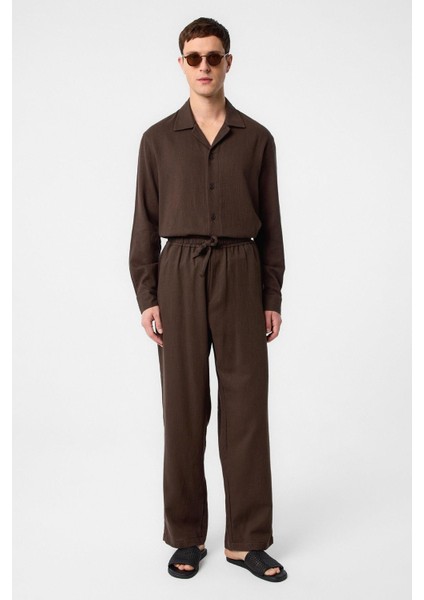 Kahve Dokulu Erkek Gömlek fiyatları