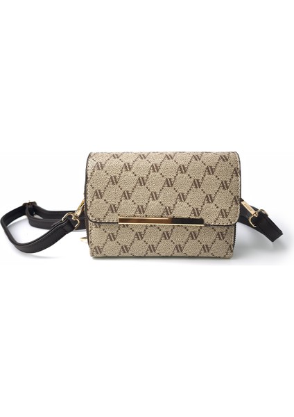 ARM-381 Noktalı Deri Çanta Vizon