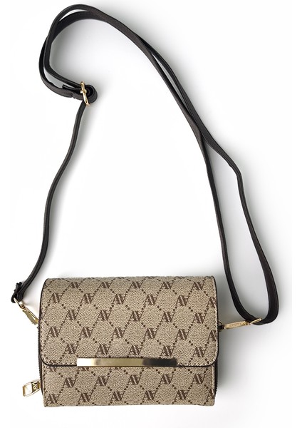 ARM-381 Noktalı Deri Çanta Vizon modelleri